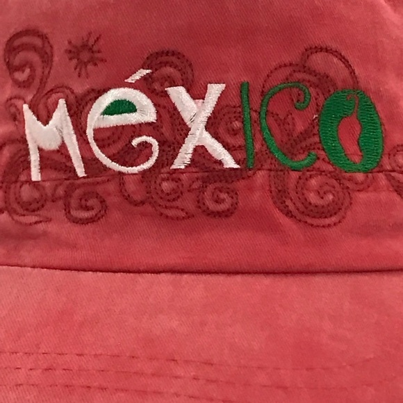 Military Styled Viva Mexico Adjustable Elastic Travel & Beach Conductor Cap - Picture 11 of 14